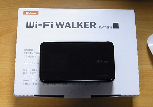 au Wi-Fi WALKER DATA08W